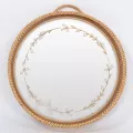Miroir Shelly Rond Rotin 60x60