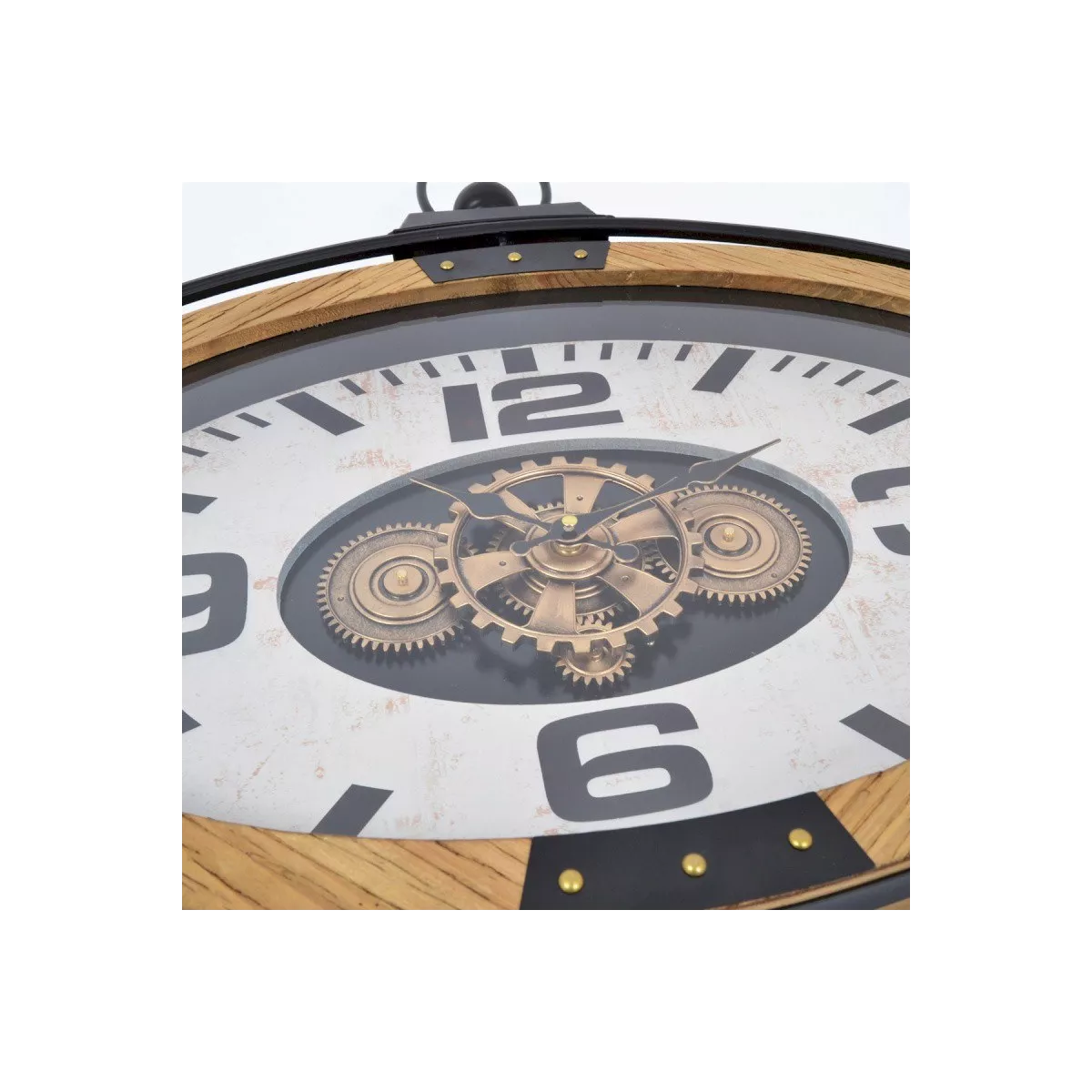 Horloge Industrielle Woodstock