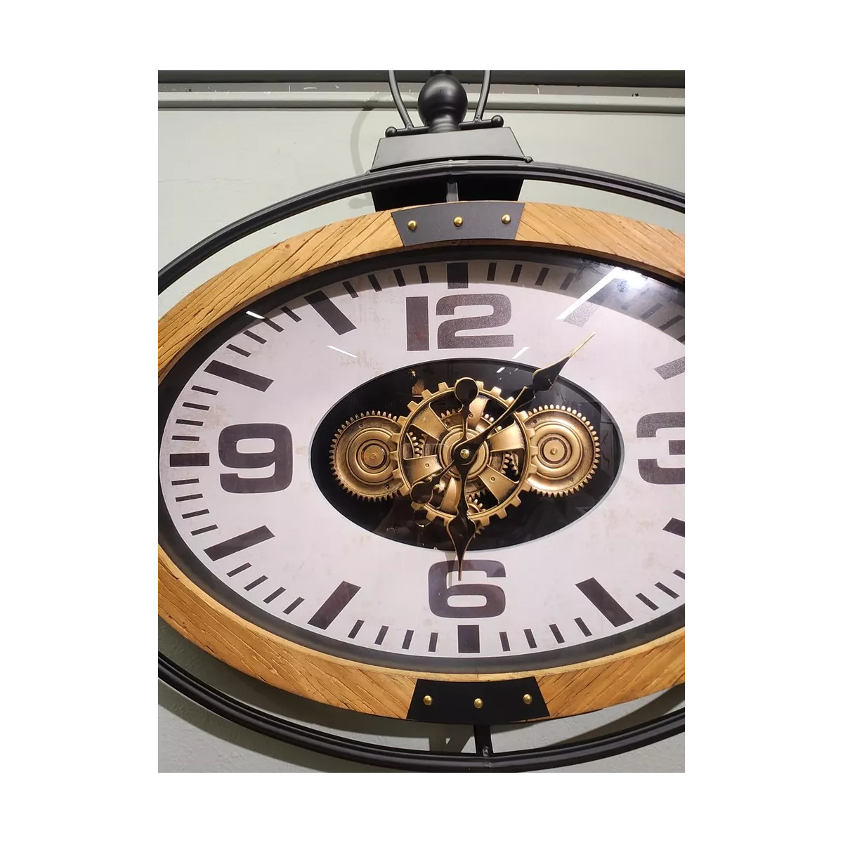 Horloge Industrielle Woodstock