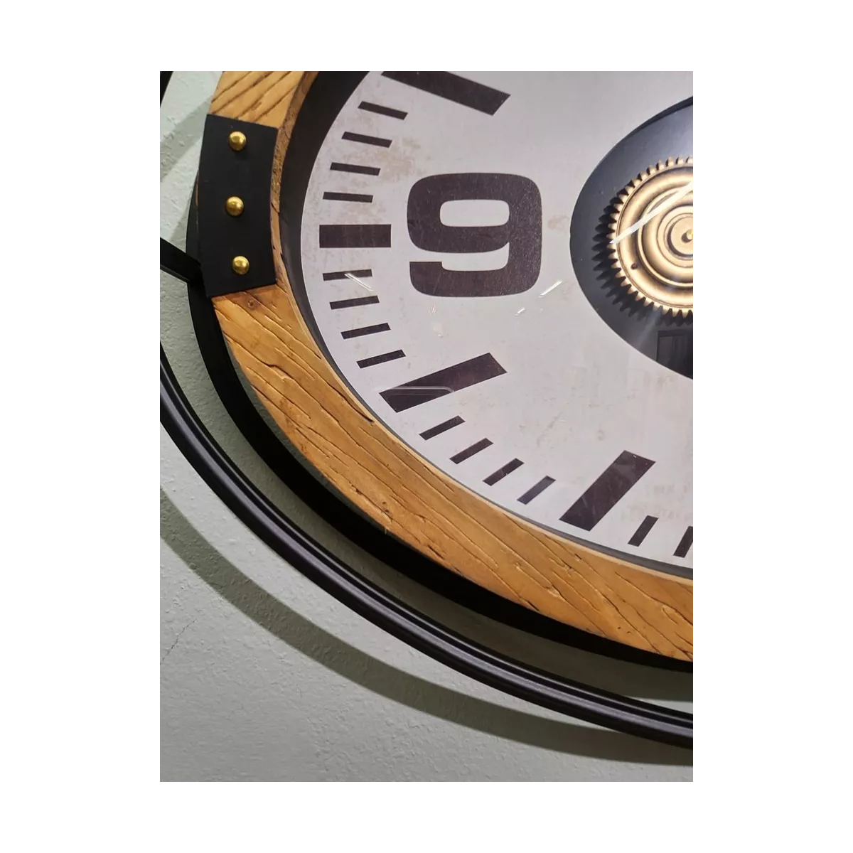 Horloge Industrielle Woodstock