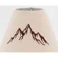 Lampe en métal Flocon et Montagne