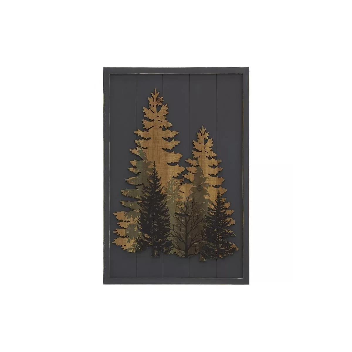 Tableau en bois Sapins