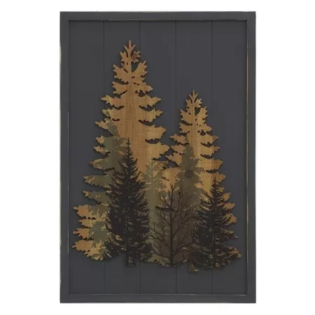 Tableau en bois Sapins