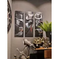 Décoration Murale Homme avec verre h.90cm