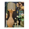 Lampe en Rotin Elancée h140