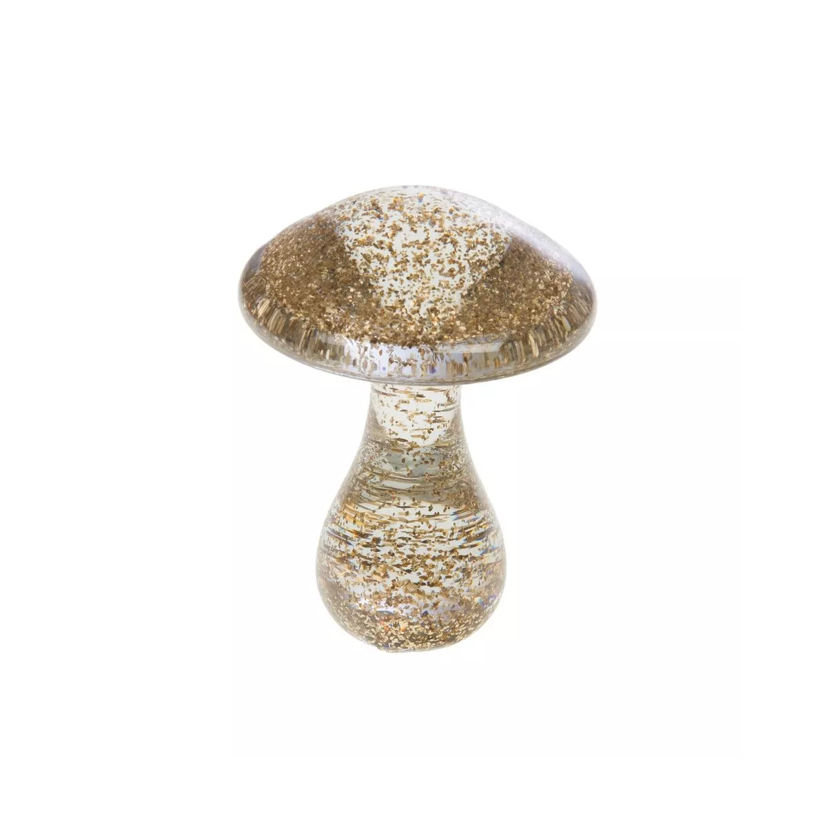 Champignon Doré en pate de verre 12x9