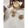 Champignon Doré en pate de verre 12x9