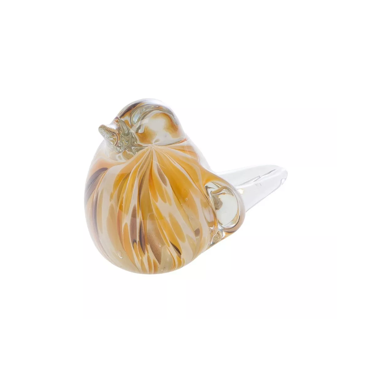 Oiseau Loula en pate de verre 13x9
