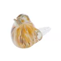 Oiseau Loula en pate de verre 13x9