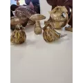 Oiseau Loula en pate de verre 13x9