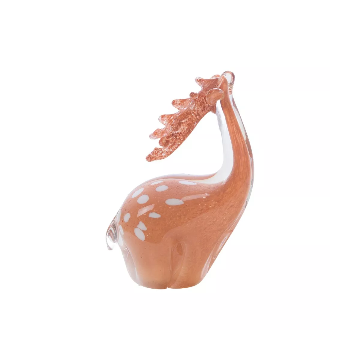 Cerf en pate de verre H.19cm