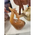 Cerf en pate de verre H.19cm