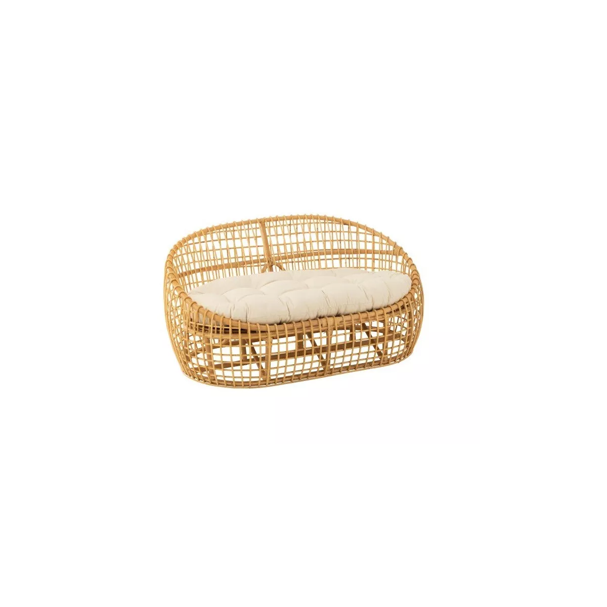 Canapé Fionie Rotin Naturel 137x84