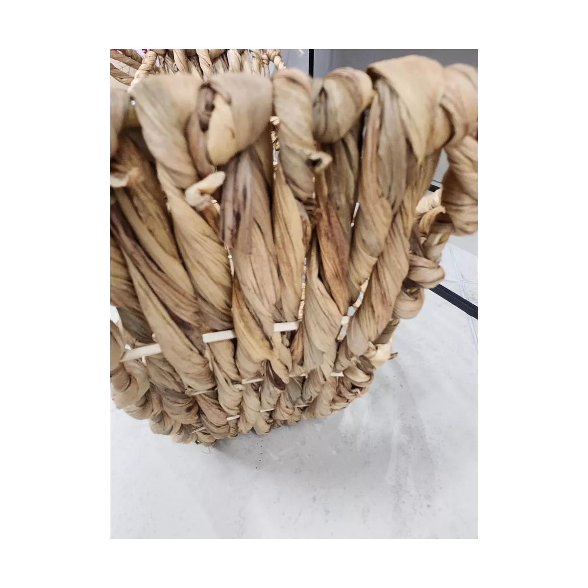Panier Magazines Cesta 38x34 en Osier