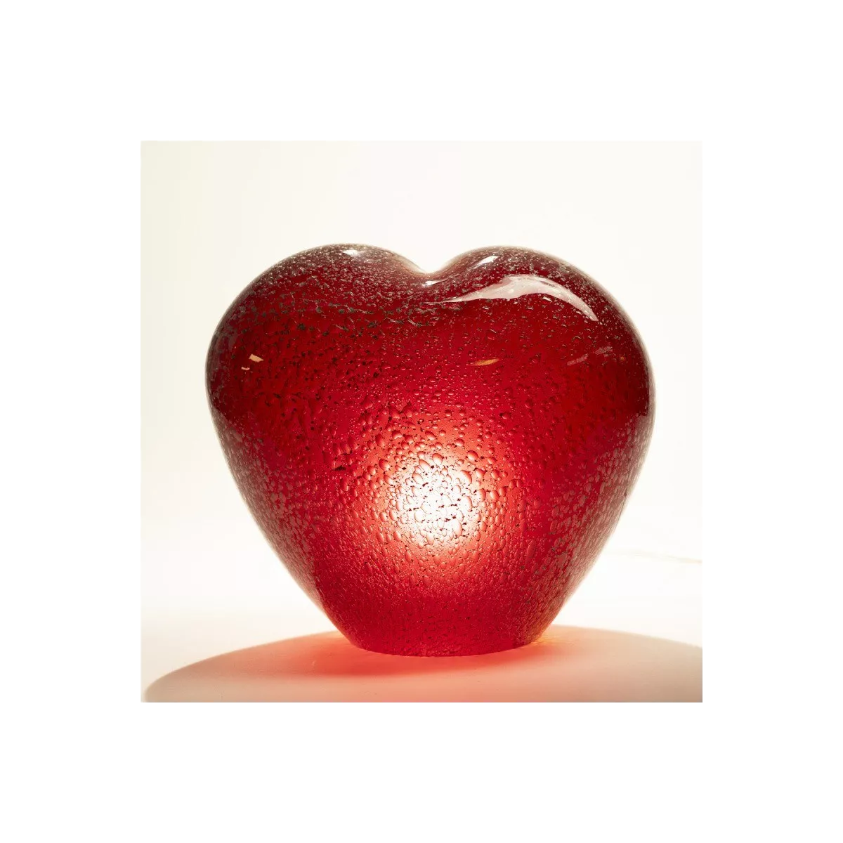 Lampe Coeur Rouge 32x17