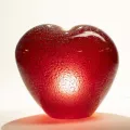 Lampe Coeur Rouge 32x17