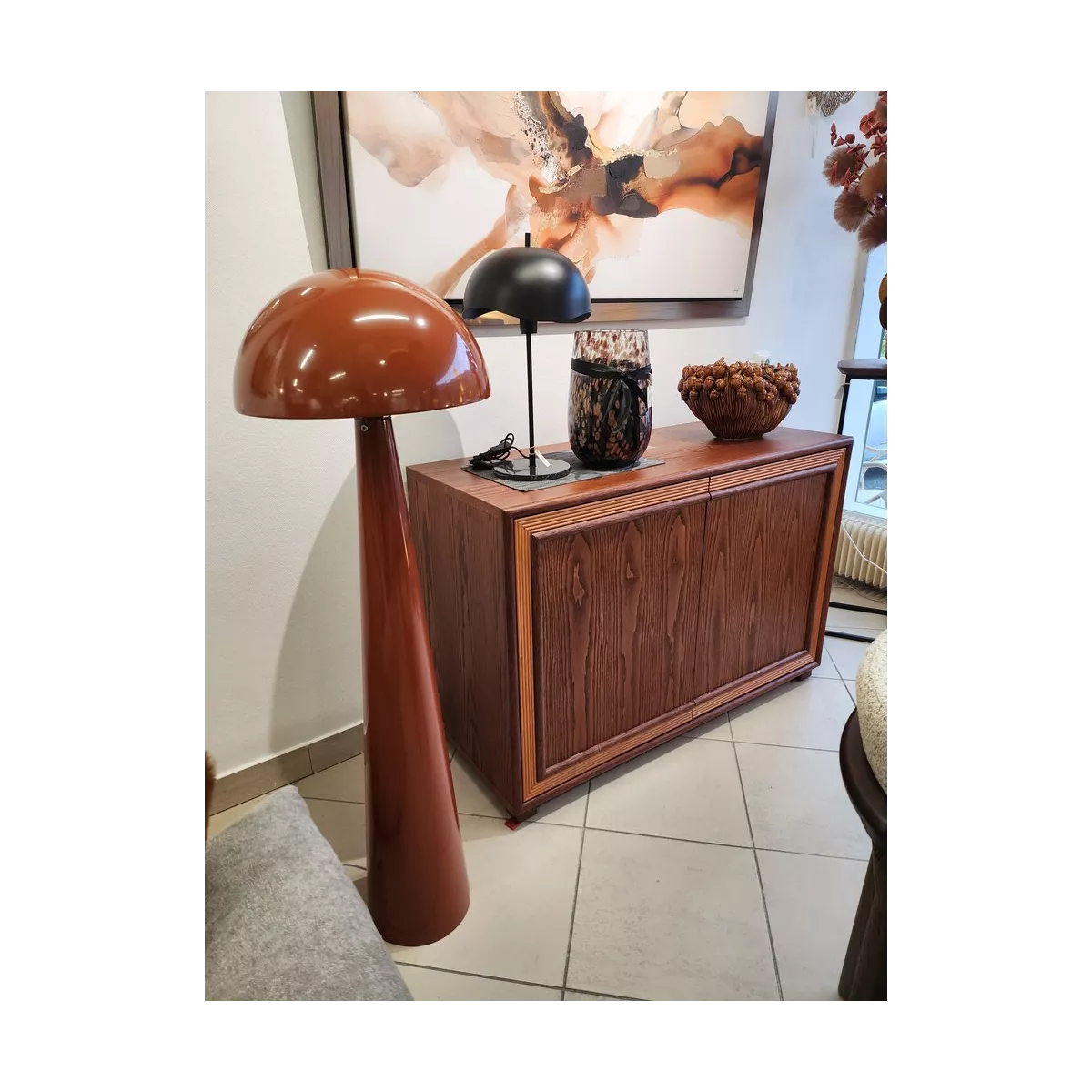 Lampe Champignon Tuile h.128cm