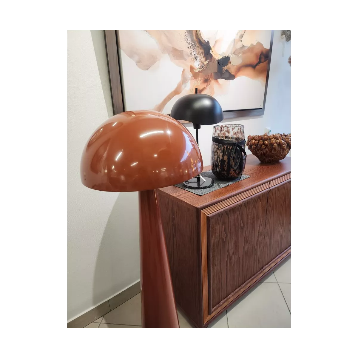 Lampe Champignon Tuile h.128cm