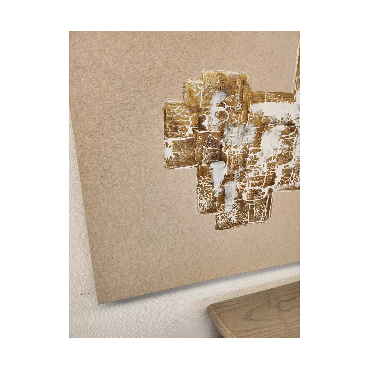 Tableau Abstrait sur toile en lin