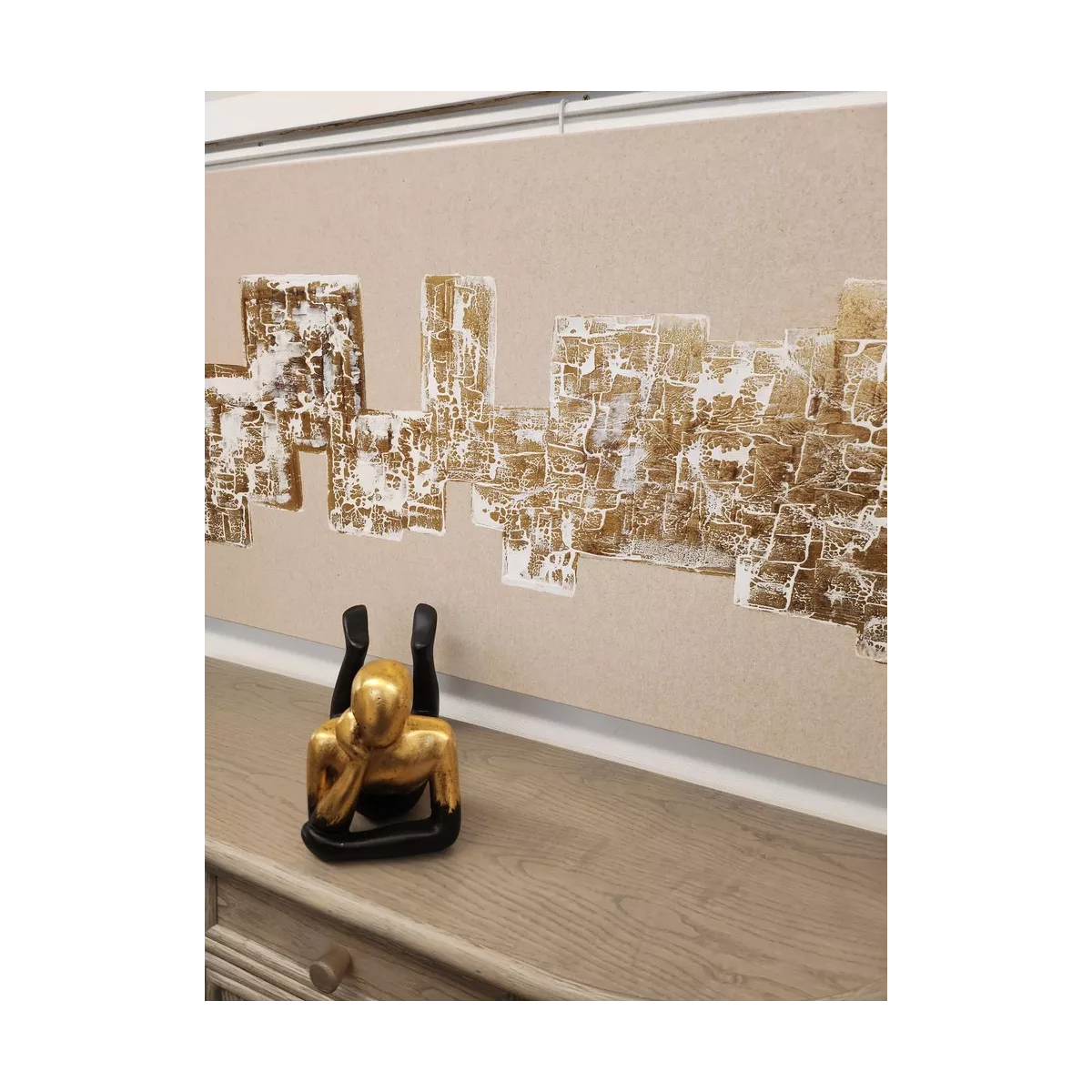 Tableau Abstrait sur toile en lin