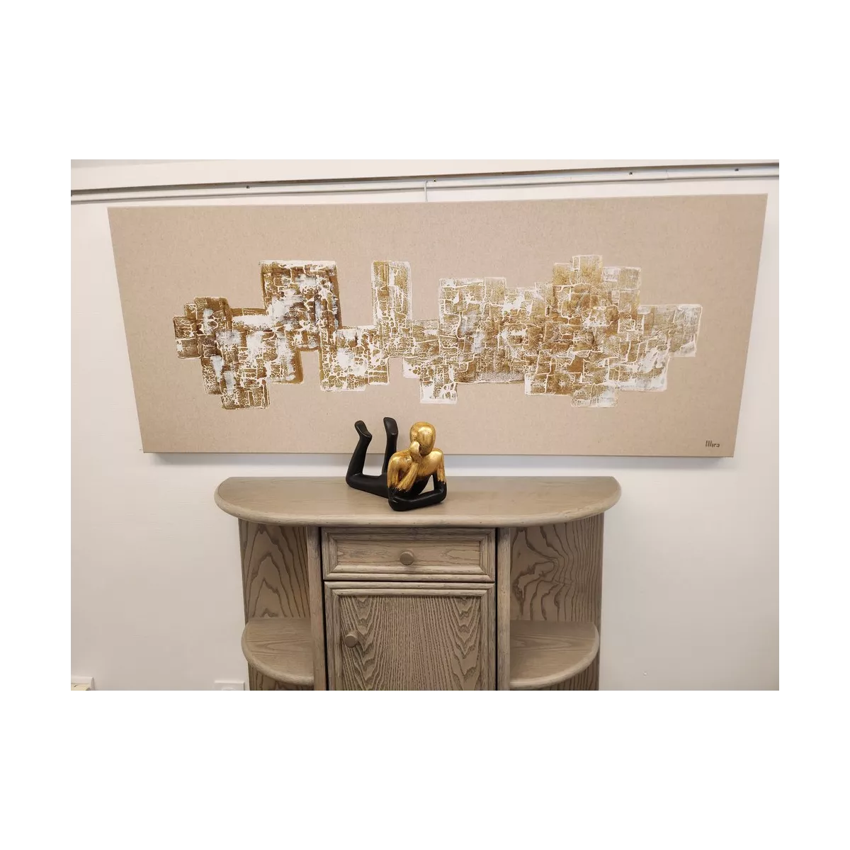 Tableau Abstrait sur toile en lin