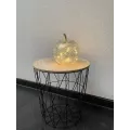 Lampe Led Pomme Argent 16x16