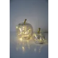 Lampe Led Pomme Argent 16x16