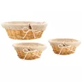 Corbeille osier ronde 18x8