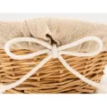 Corbeille osier ronde 18x8