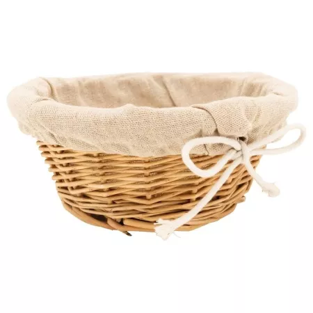 Corbeille osier ronde 18x8