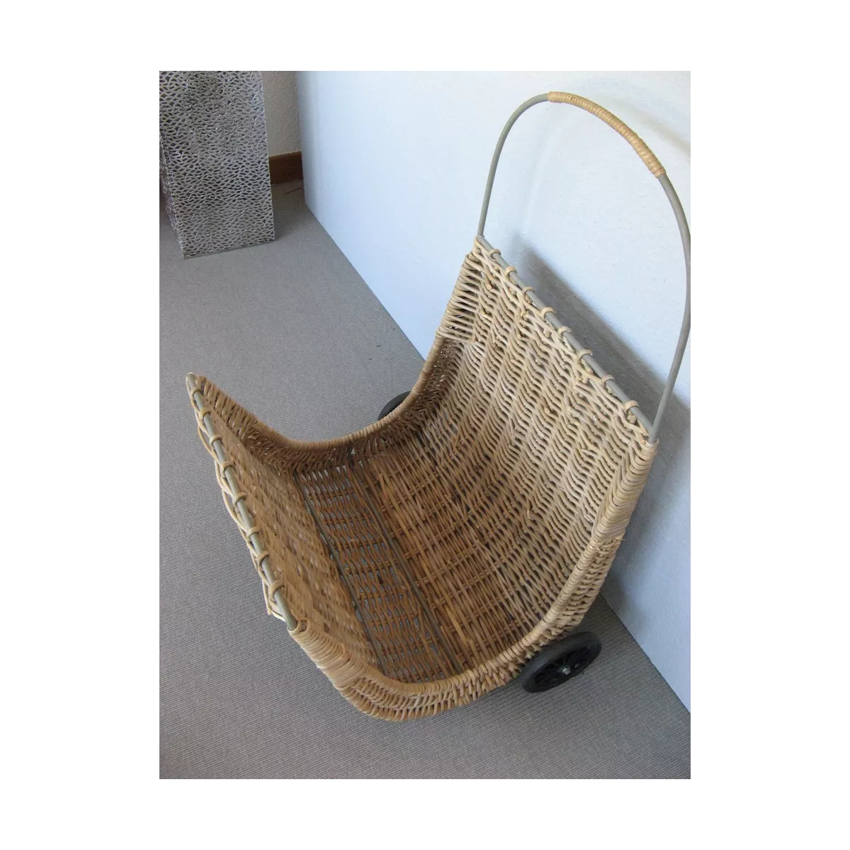 Panier à Bois sur Roulettes Axelle