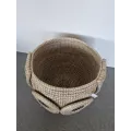 Rangement Hibou Jonc Naturel 42x42