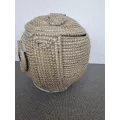 Rangement Hibou Jonc Naturel 42x42