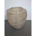Rangement Hibou Jonc Naturel 42x42