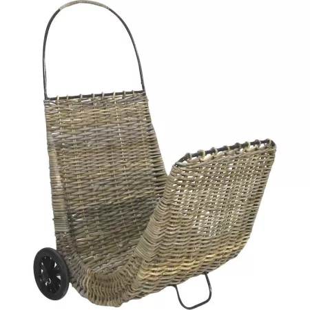 Panier à Bois sur Roulette