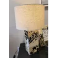 Lampe en peau de vache H48 cm