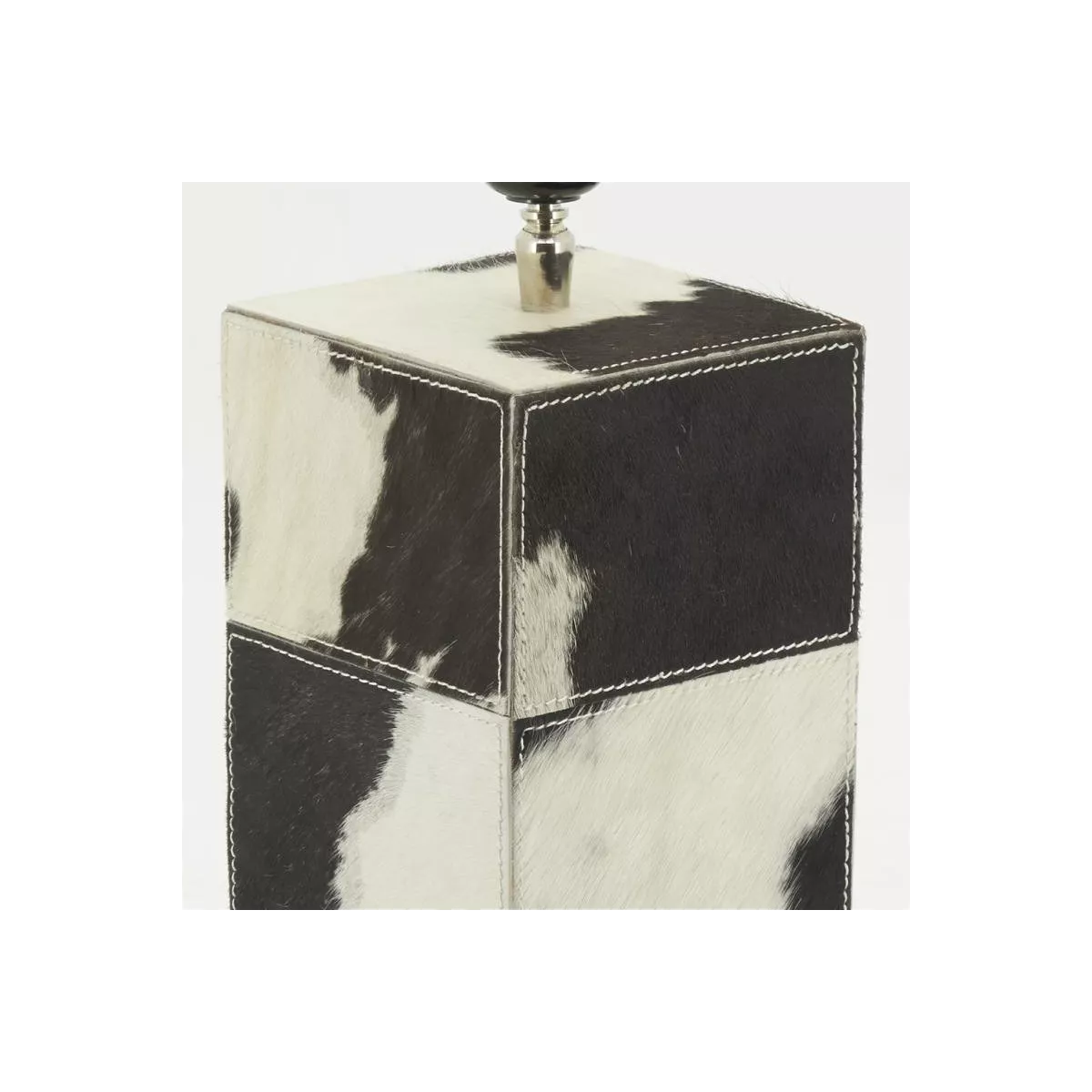 Lampe en peau de vache H48 cm