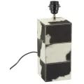 Lampe en peau de vache H48 cm