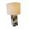 Lampe en peau de vache H48 cm