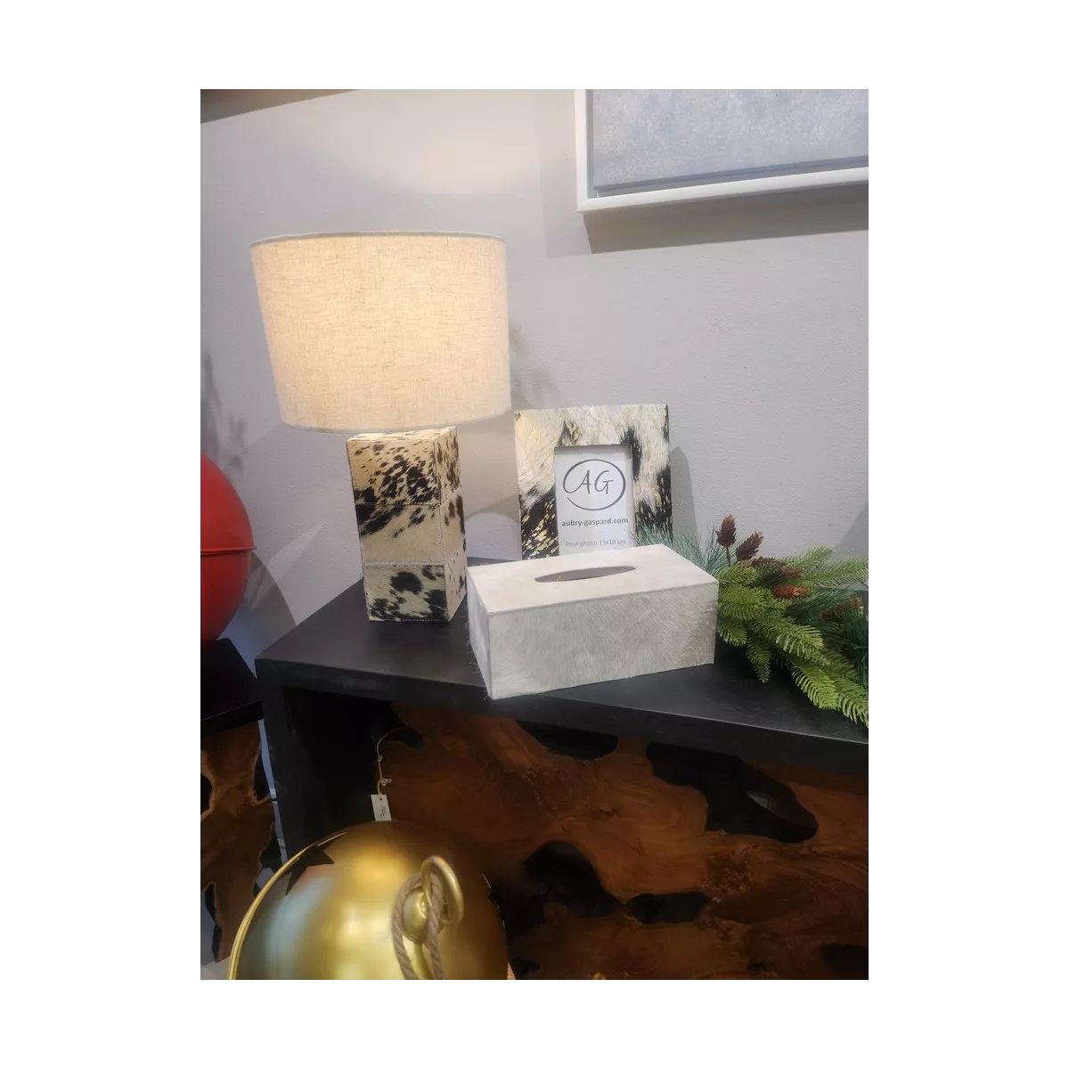 Boite à mouchoirs Peau de Vache