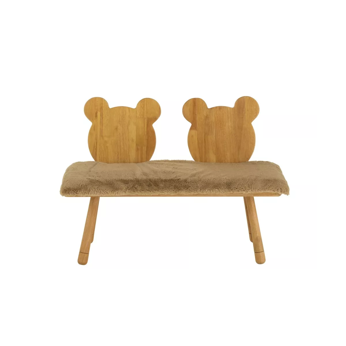 Banquette Enfant Bois Ours 90cm