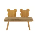 Banquette Enfant Bois Ours 90cm