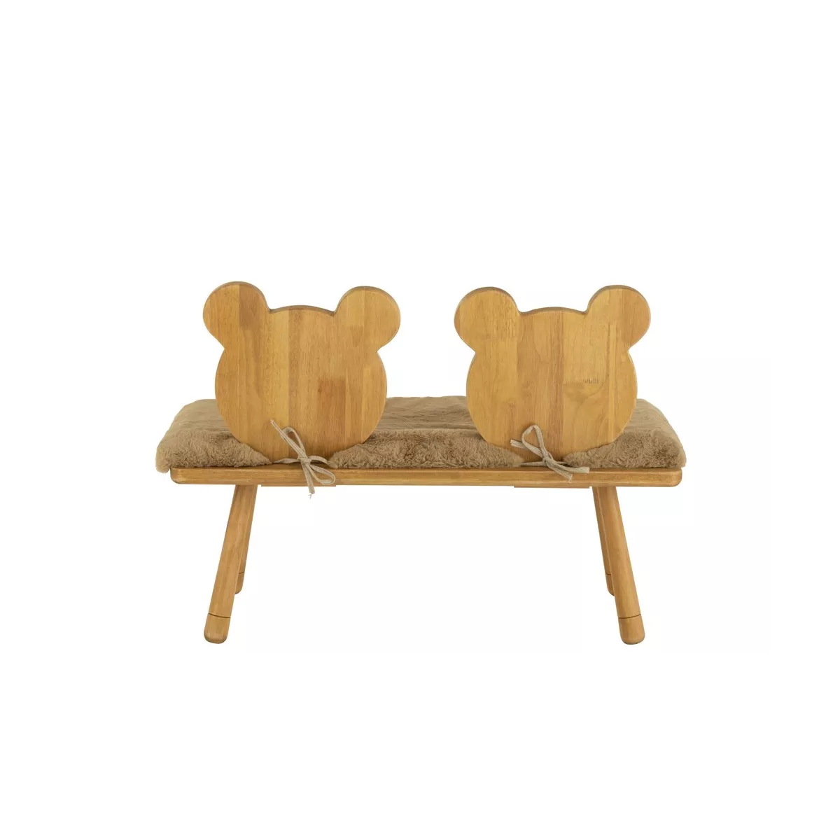 Banquette Enfant Bois Ours 90cm