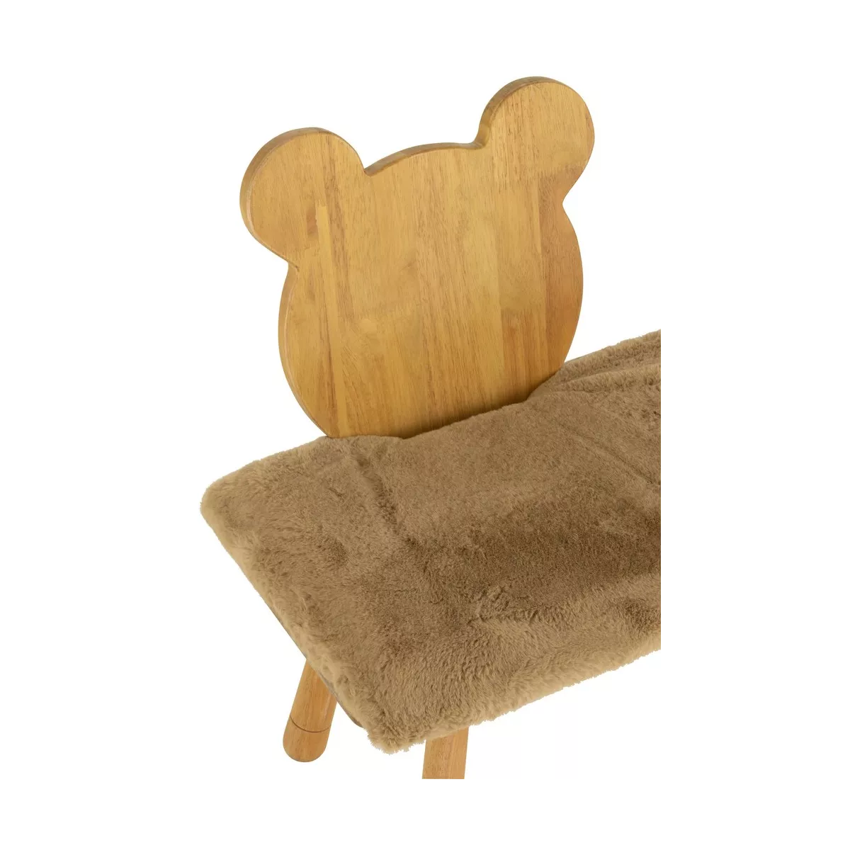 Banquette Enfant Bois Ours 90cm
