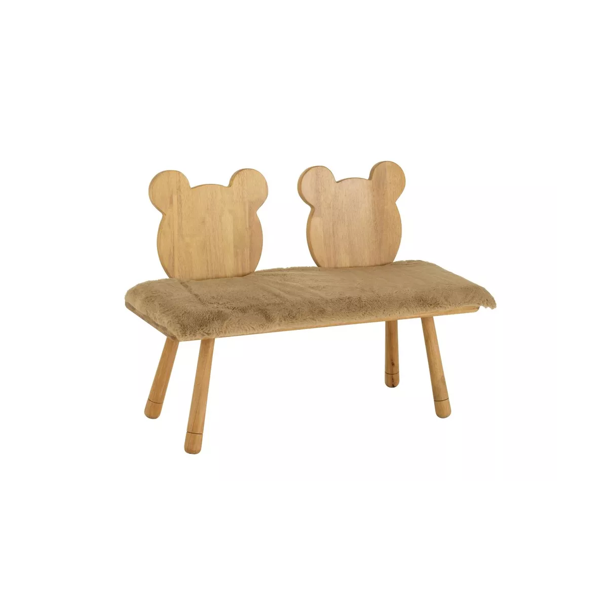 Banquette Enfant Bois Ours 90cm