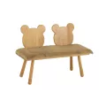 Banquette Enfant Bois Ours 90cm