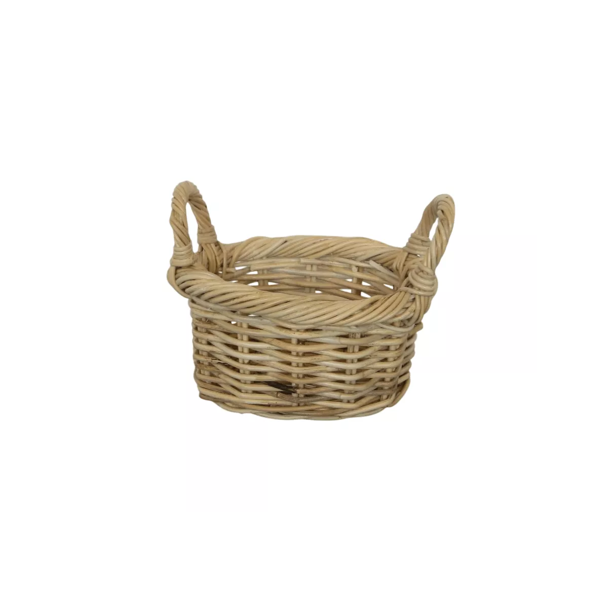 Corbeille Ovale Melody Rotin Naturel 27x20