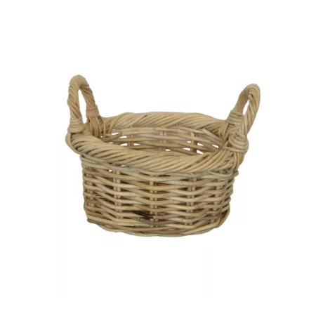Corbeille Ovale Rotin Naturel 