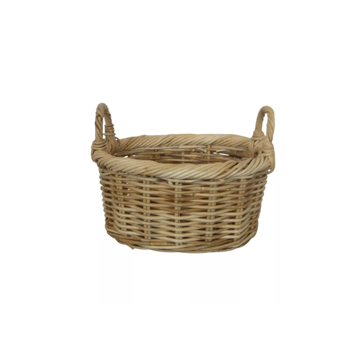 Corbeille Ovale Melody Rotin Naturel 38x28