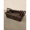 Corbeille Rectangulaire Atlas Rotin 32x24